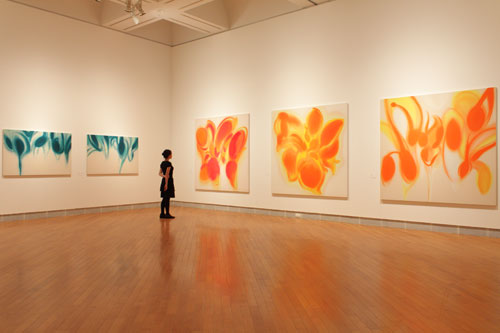 2009年「真冬の花畑」展示風景（札幌芸術の森美術館）